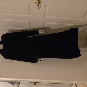 Nine West Black Maxi Sweater Dress with Long Sleeves Size M
